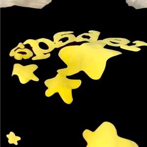 Sp5der Beluga Hoodie 'Onyx/Yellow'
size small